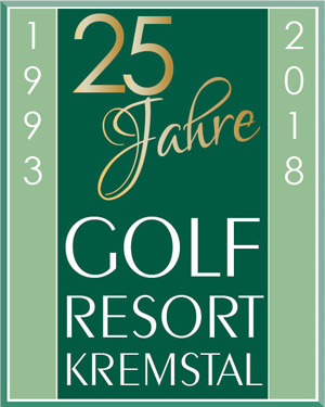 Logo Golf Resort KRemstal 25 Jahr Jubilaeum