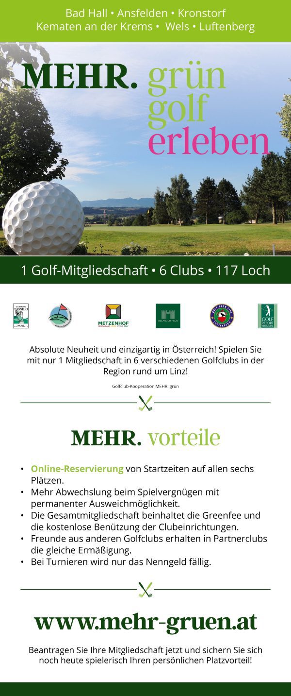 MEHR grün Golfkooperation 2022